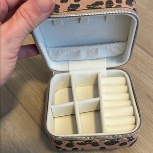 Leopard Print Jewelry Organizer
